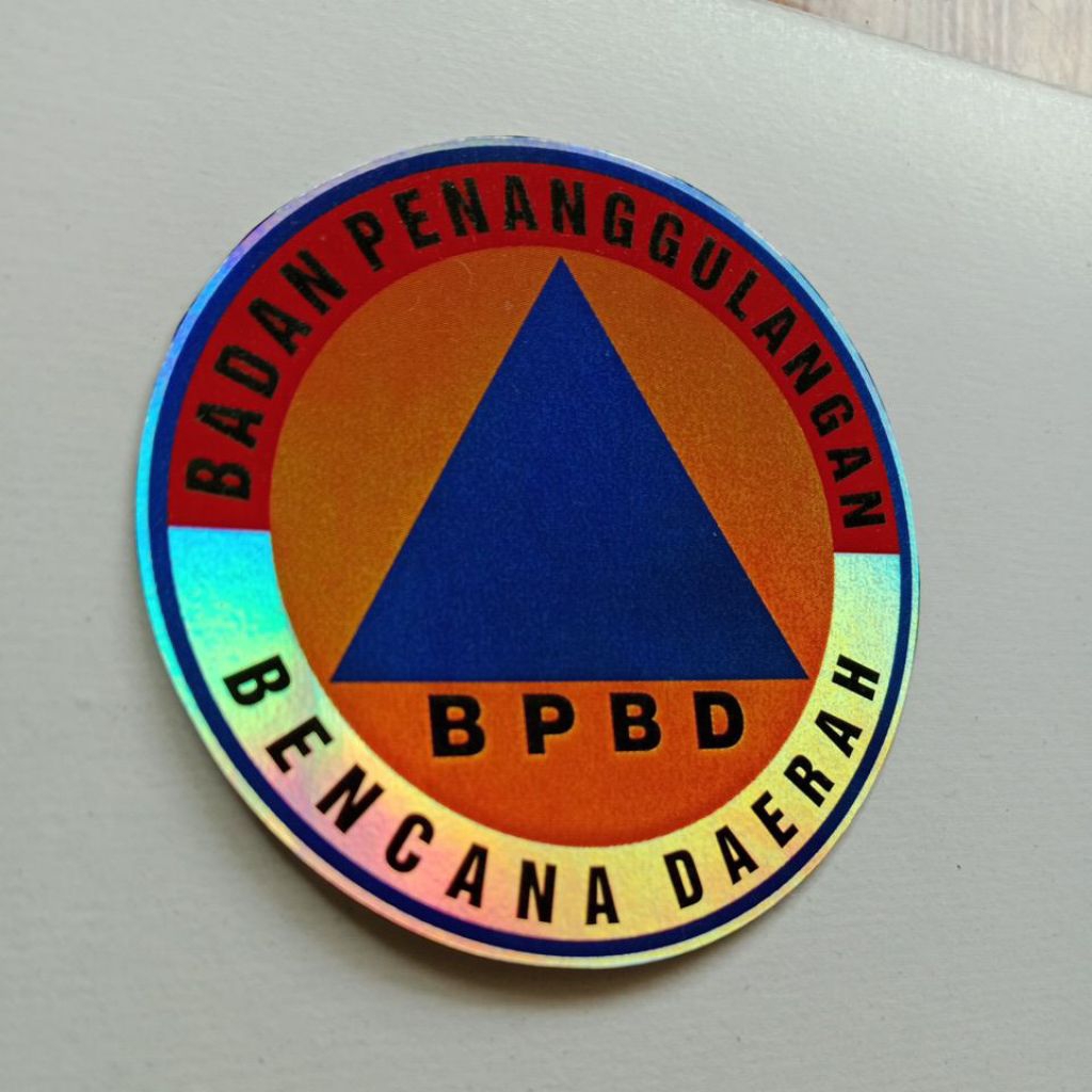 

STIKER BPBD/stiker hologram glossy
