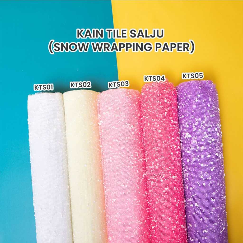 

Kain Tile Salju Snowy Wrapping Paper Kain Bucket Bunga Tile Salja Jaring Salju Untuk Bucket Bunga Kain Tille Salju - Kertas Wrap Snow - Bahan Buket Bunga