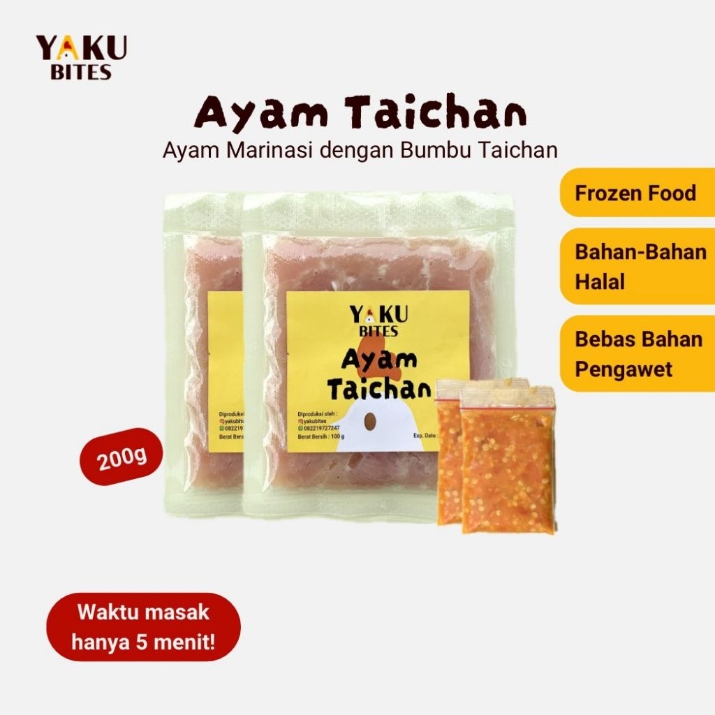 

[BUNDLE] 2 Ayam Taichan Yaku Bites + Alumunium Thermal Mailer