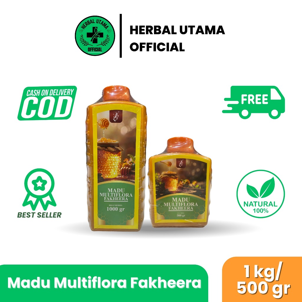 

Madu Multiflora Fakheera 1 kg | 100% Original | Untuk Menjaga Daya Tahan Tubuh Kita