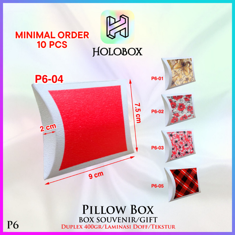 

Pillow Box - Gift Box Anak - Kotak Souvenir Kado Ulang Tahun Anak - P6