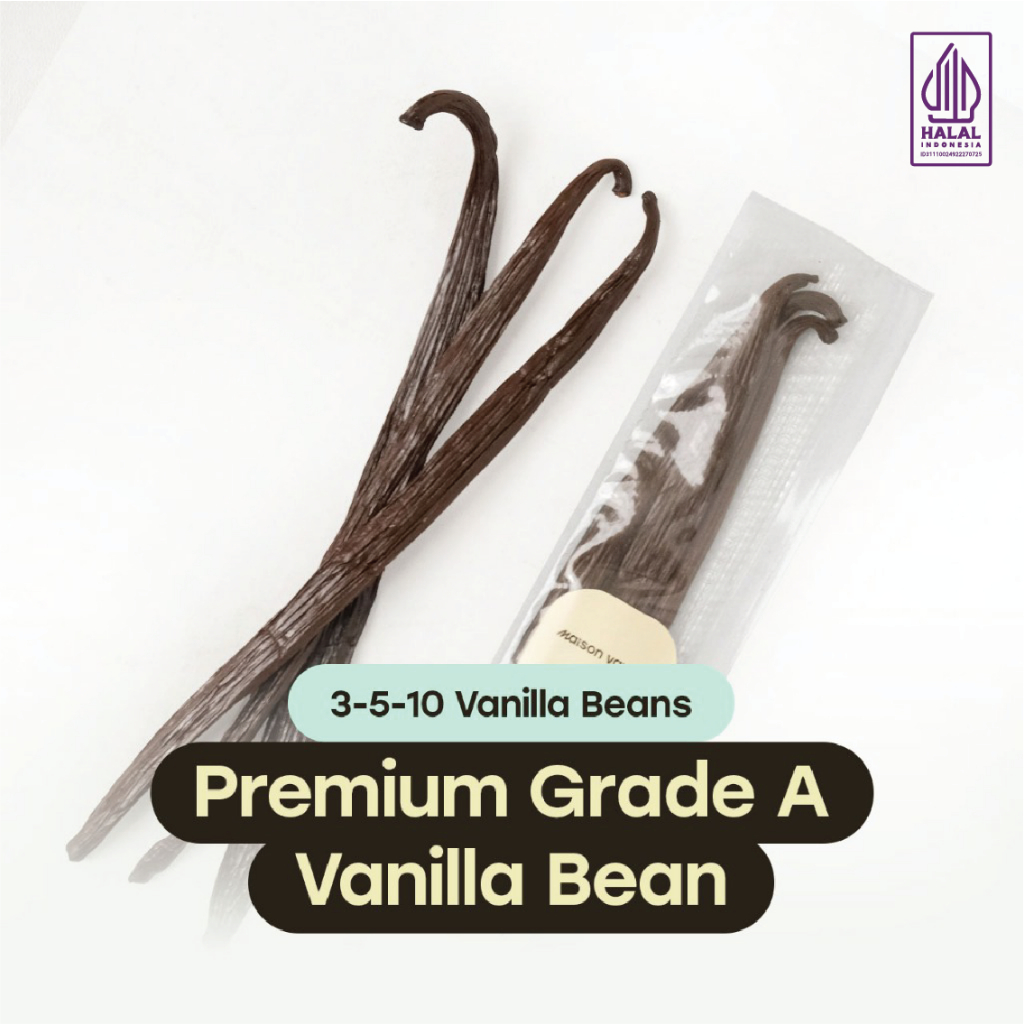 

Gourmet Vanilla Beans 3-5-10 Batang - Terbaik dan Termurah Halal Tanaman Buah Biji Vanilla / Vanilla Grade A Gourmet