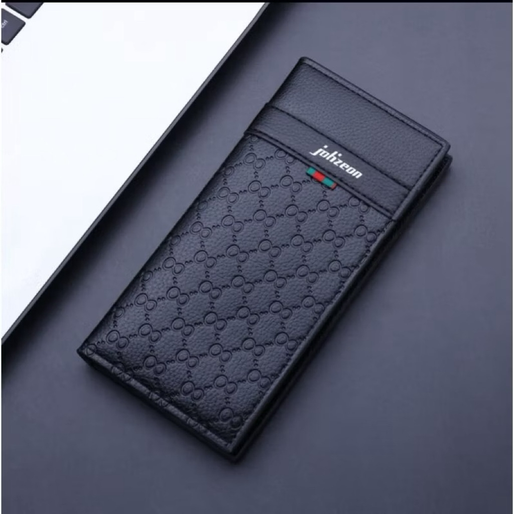 Dompet Panjang Pria Ballery – Dompet Kulit Elegan Muat HP & Kartu Banyak | Dompet Lipat Pria Fashion