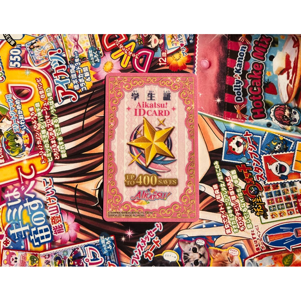

Official ID Card Aikatsu Memory Carddass Original Pink Official Ori Rare Indo ver