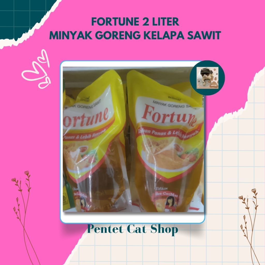 

FORTUNE Minyak Goreng 2 Liter Kemasan Pouch