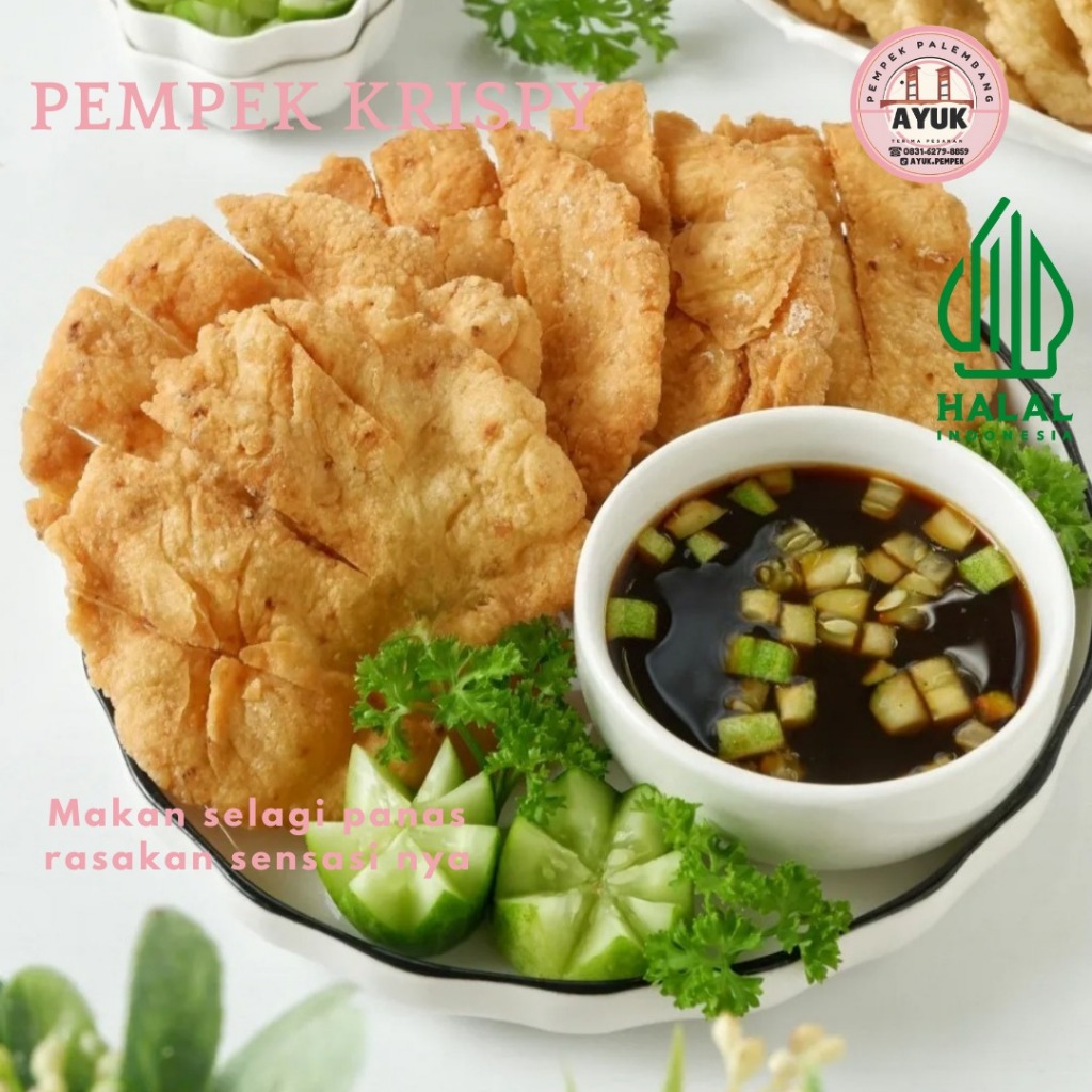 

PEMPEK KULIT KRISPY IKAN TENGGIRI ISI 15 PCS + CUKO 170 GRAM