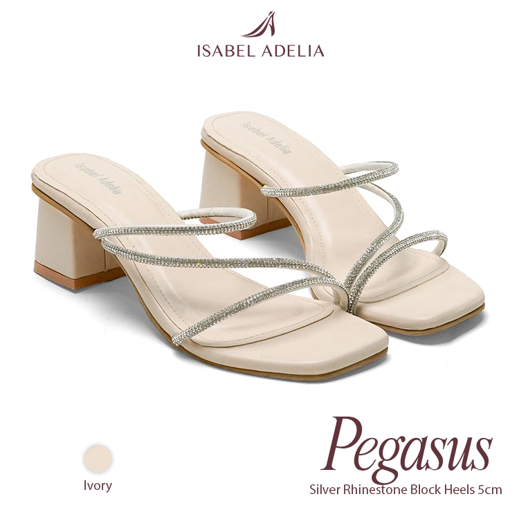 Isabel Adelia PEGASUS Heels Wanita Hak Tahu 5 cm Sepatu Kondangan Wisuda Elegan
