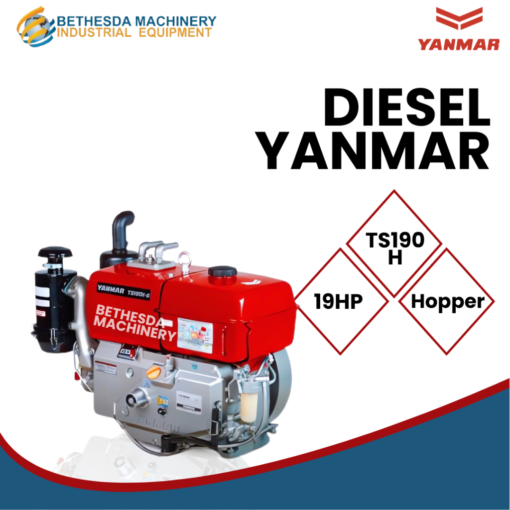Mesin Diesel Yanmar 19 HP / 19 PK Diesel TS190H-di Engkol