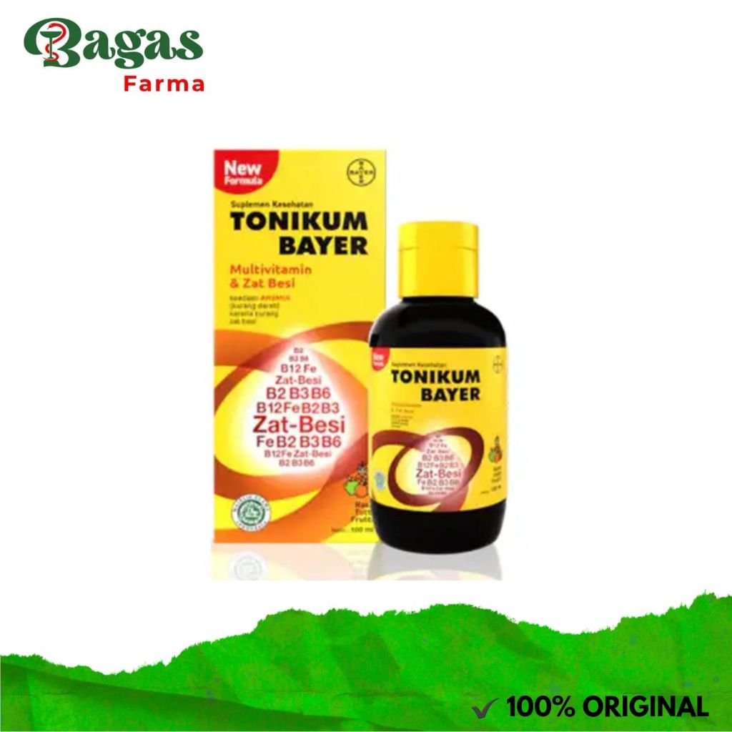 

Tonikum Bayer Sirup 100 Ml