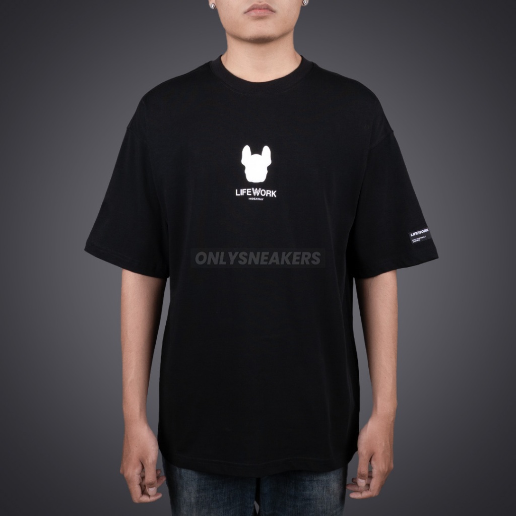 LIFEWORK ARC RADOG BLACK TEE