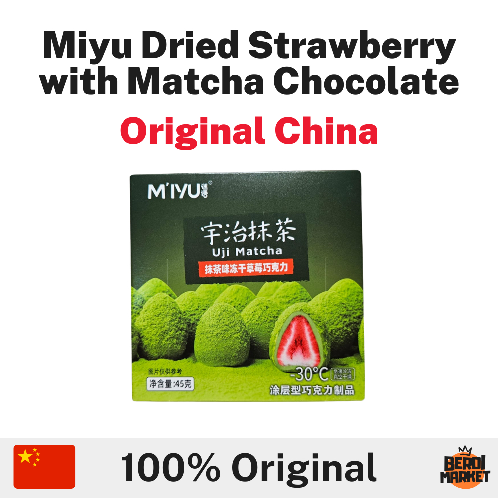 Miyu Dried Strawberry with Matcha Chocolate Original China