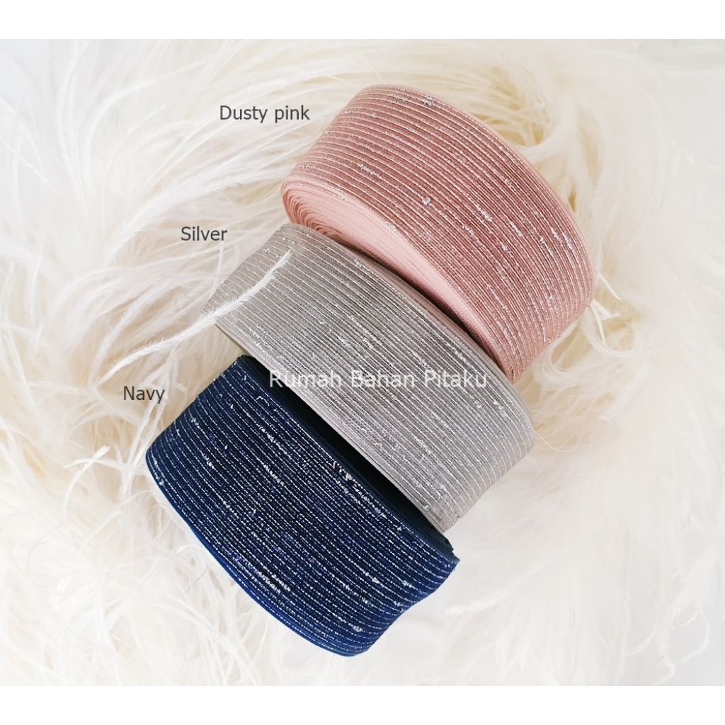 

Pita Organza Korea 1,5" (3,8cm), Harga Per-Yard (=90cm), PLL-143