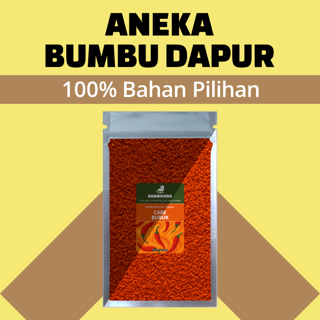 

Aneka Bumbu Dapur Berkualitas - Cabe Bubuk Bawang Putih Merah Bombay Lada Pala Jahe Oregano