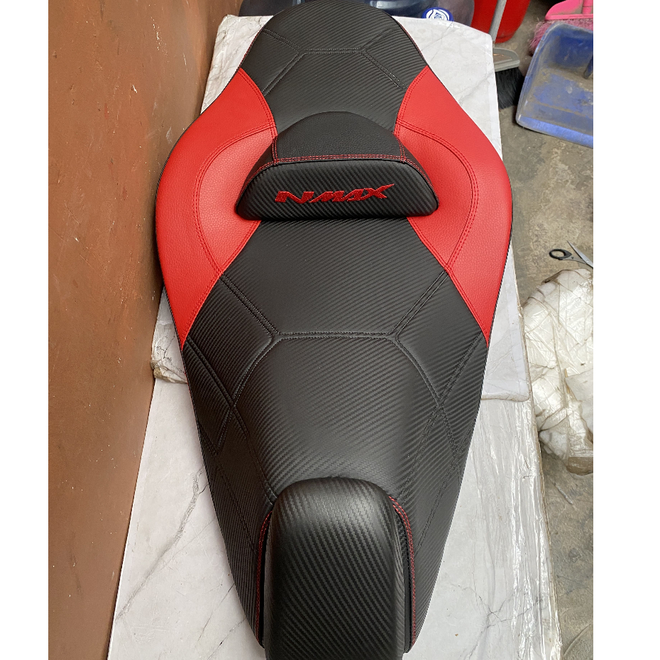 Jok Motor Nmax Old Nmax New Custom Nemo Model Predator Hitam Merah