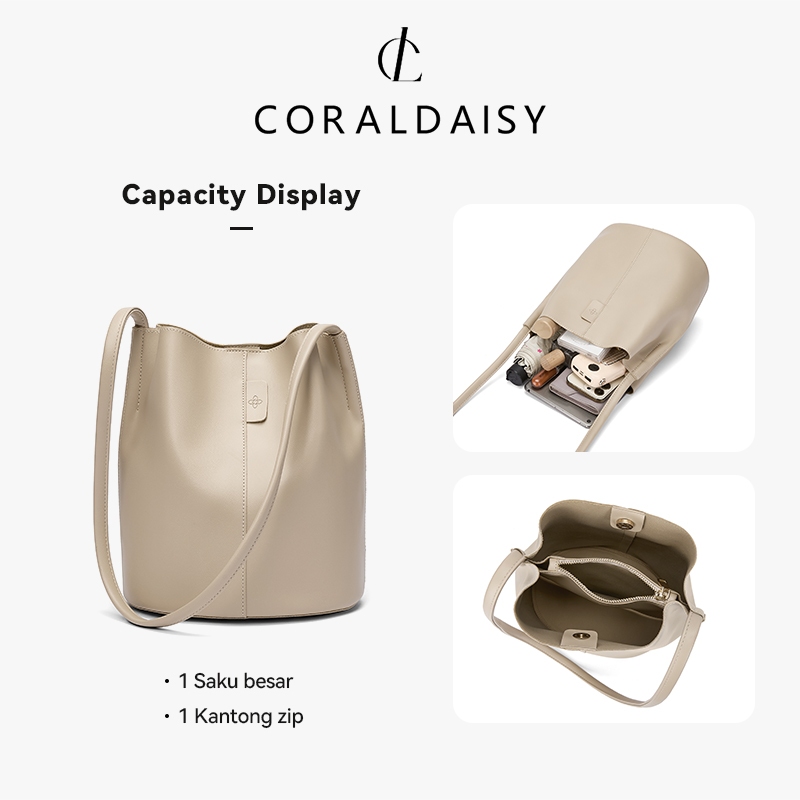 cuci gudang cl tas wanita ember berkapasitas besar panjang slingbag mossdoom fashion mminimalis