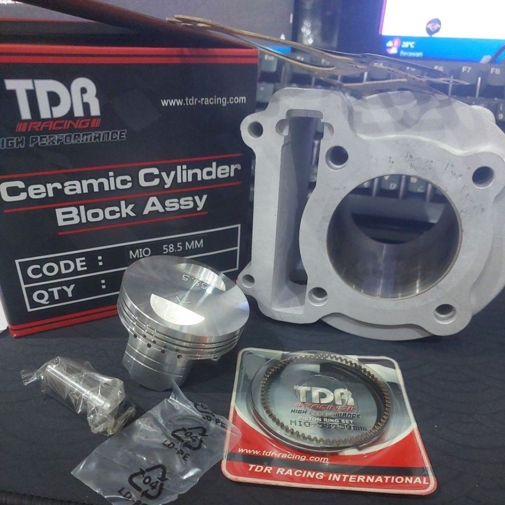 TDR MOTO MASTER BLOK SEHER BLOCK BORING SILINDER MIO 58,5 MM BEAT 54,5 MM XEON 57 MM MX 135 OLD