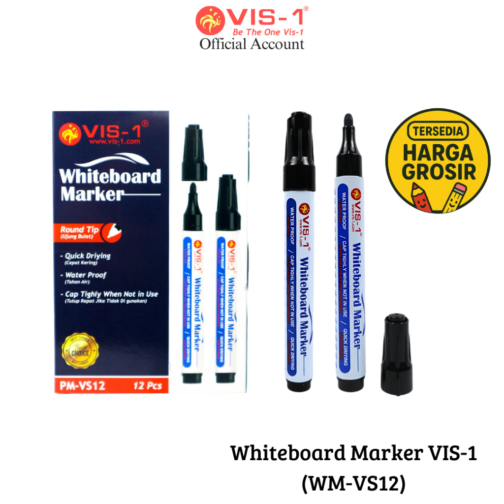 

VIS-1 Spidol Papan WBVS-12 / Whiteboard Marker