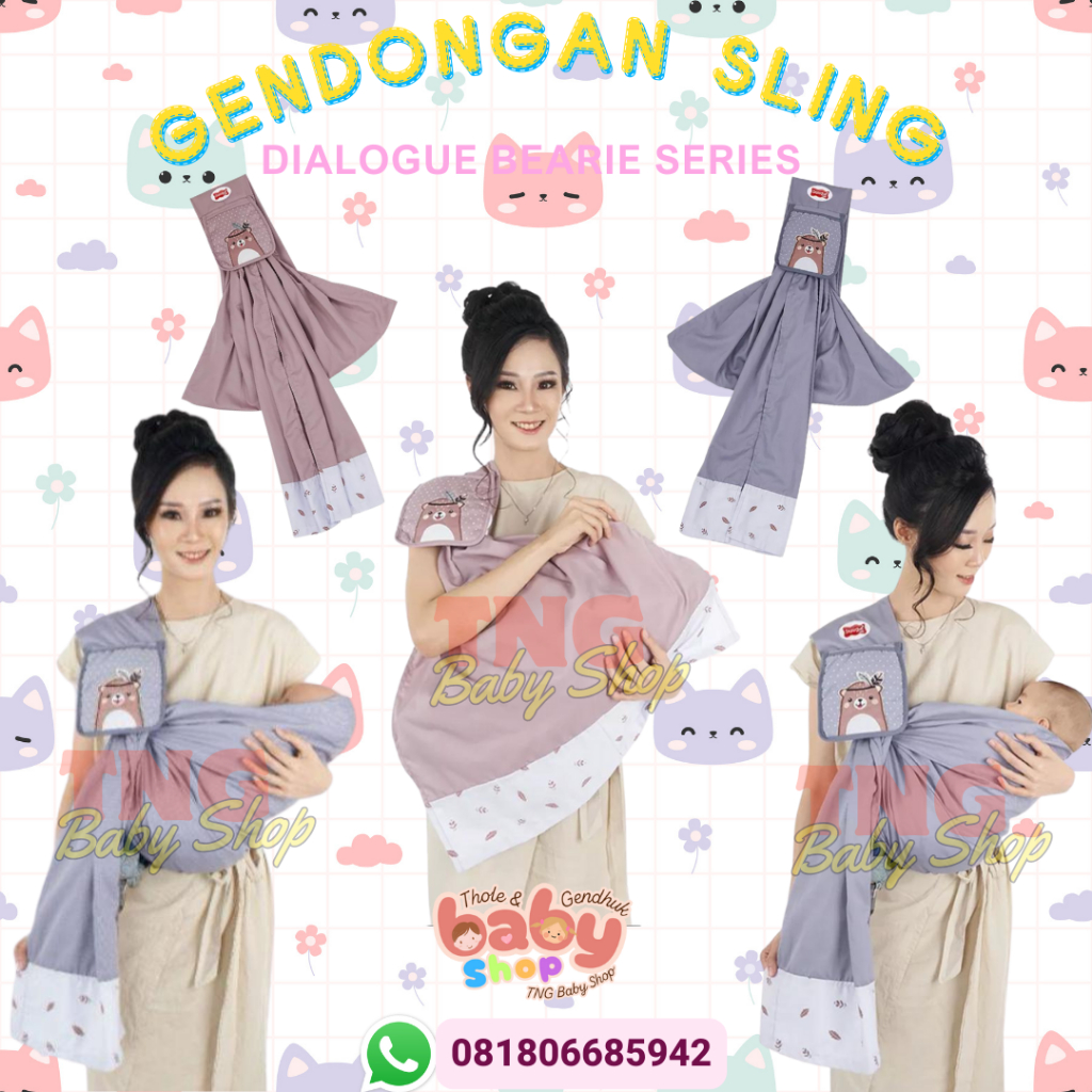 Gendongan Sling Dialogue Bearie Series DGG 4318
