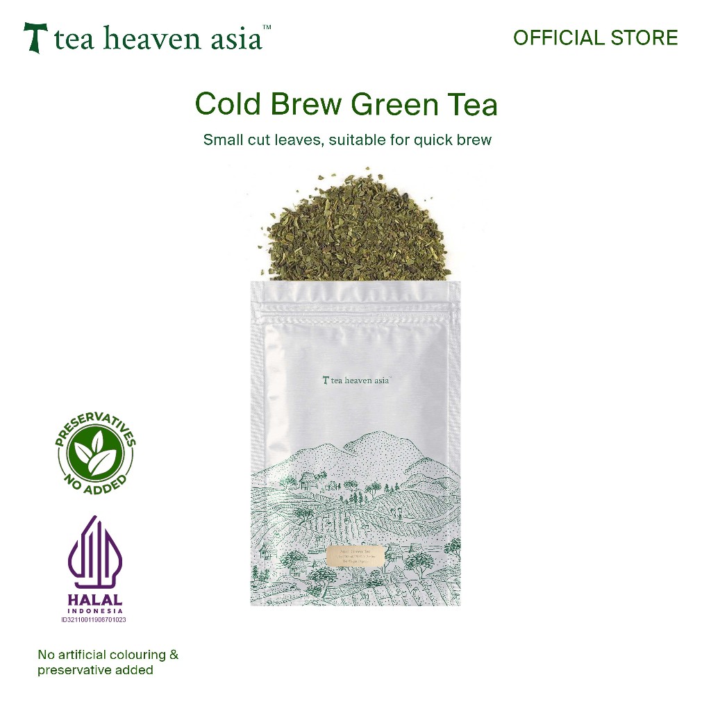 

Tea Heaven Cold Brew Green Tea 50gr
