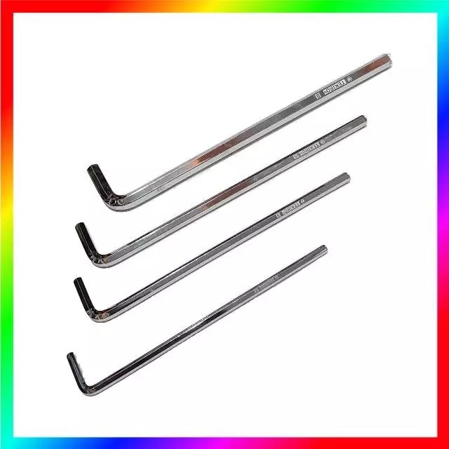 TEKIRO KUNCI L PANJANG /KUNCI L PANJANG METRIC (SATUAN) Original 3mm 4mm 5mm 6mm