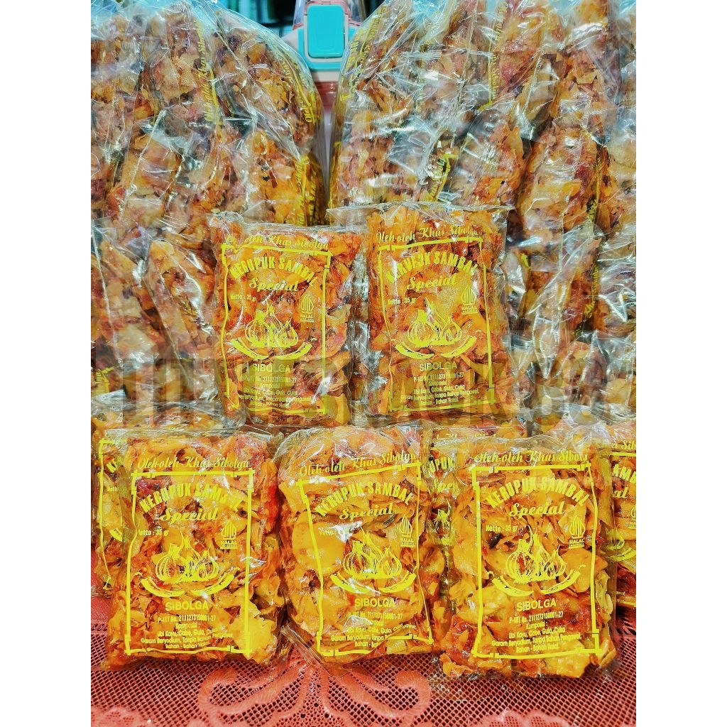 KERIPIK SIBOLGA ASLI SIBOLGA 50GR CAP BAWANG