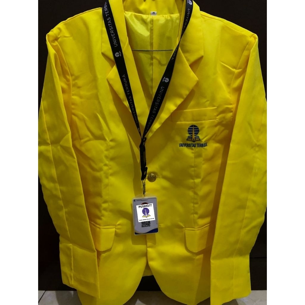 Sepaket Jas almamater & cetak KTM Lanyard UT