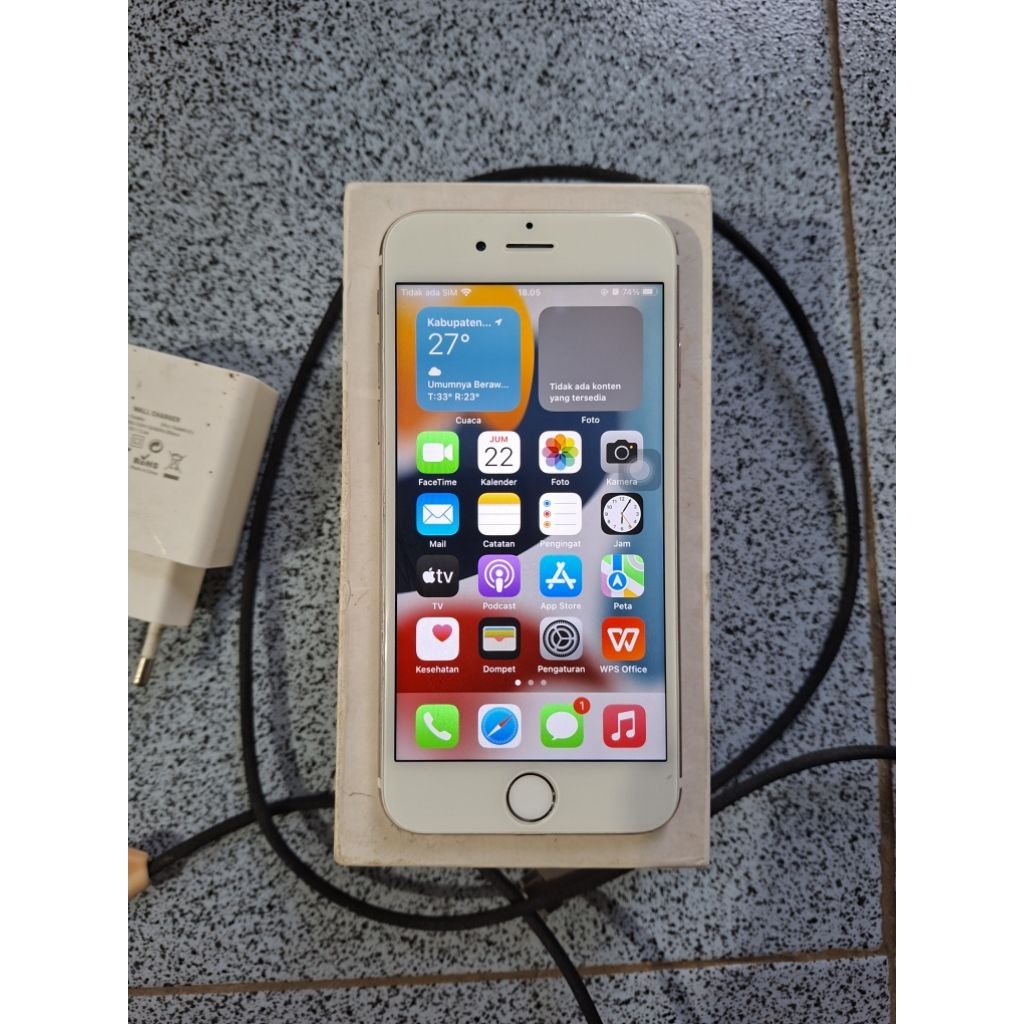 iPhone 6s 64GB Warna Pink Preloved/Bekas