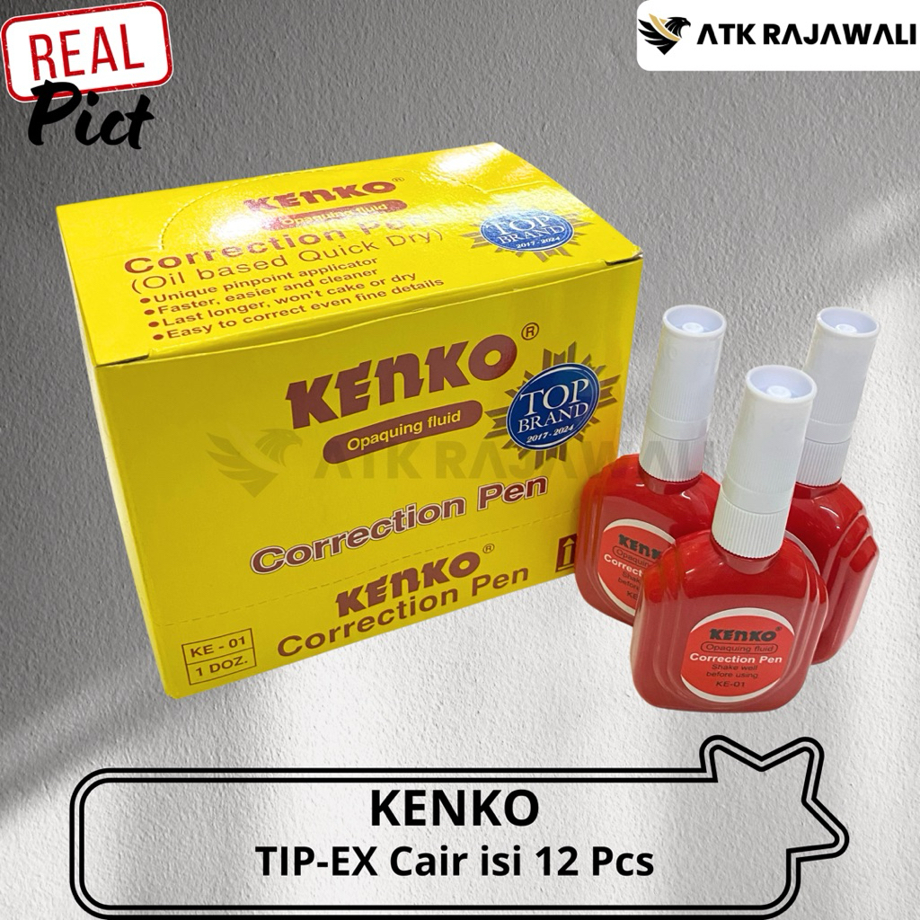 

Tip-Ex Kenko KE-01 Tipx Cair (12 Pcs)