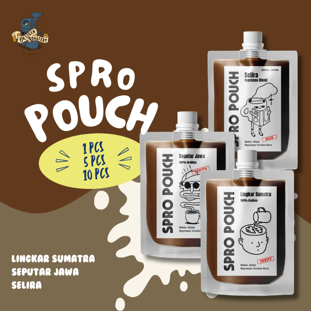 

Espresso Pouch Oksigen Coffee Double Shot 40ml