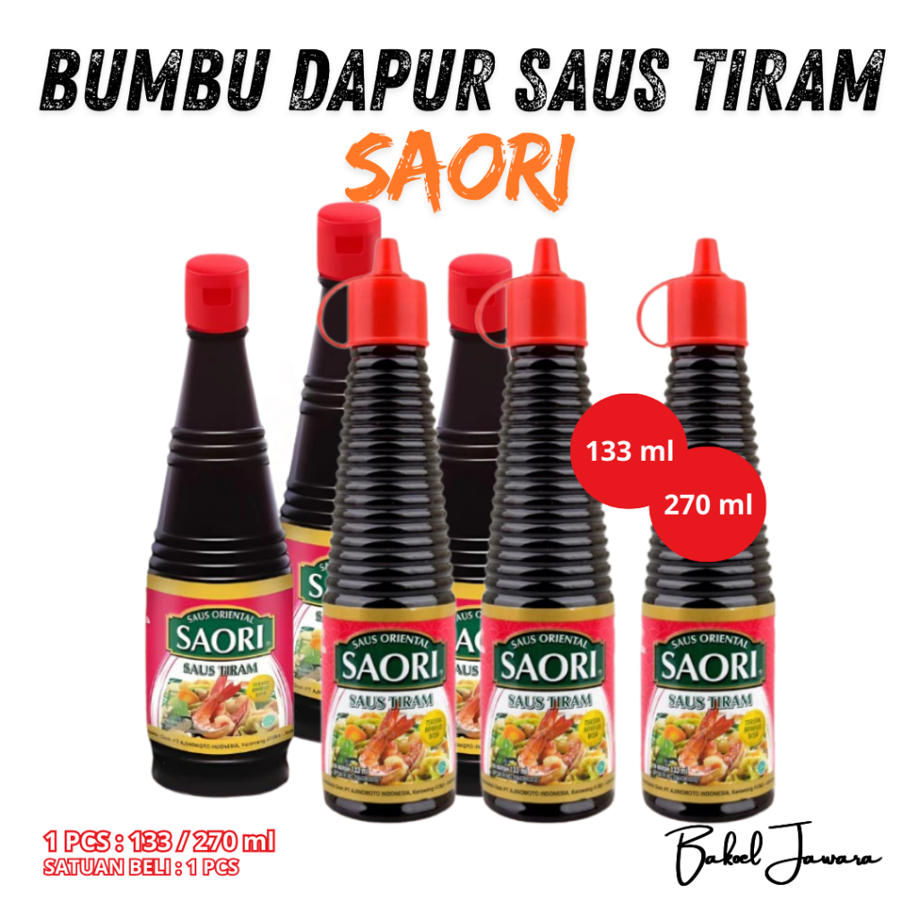 

( 1 PCS 133ml 270ml 133 270 ml ) SAORI SAUS TIRAM