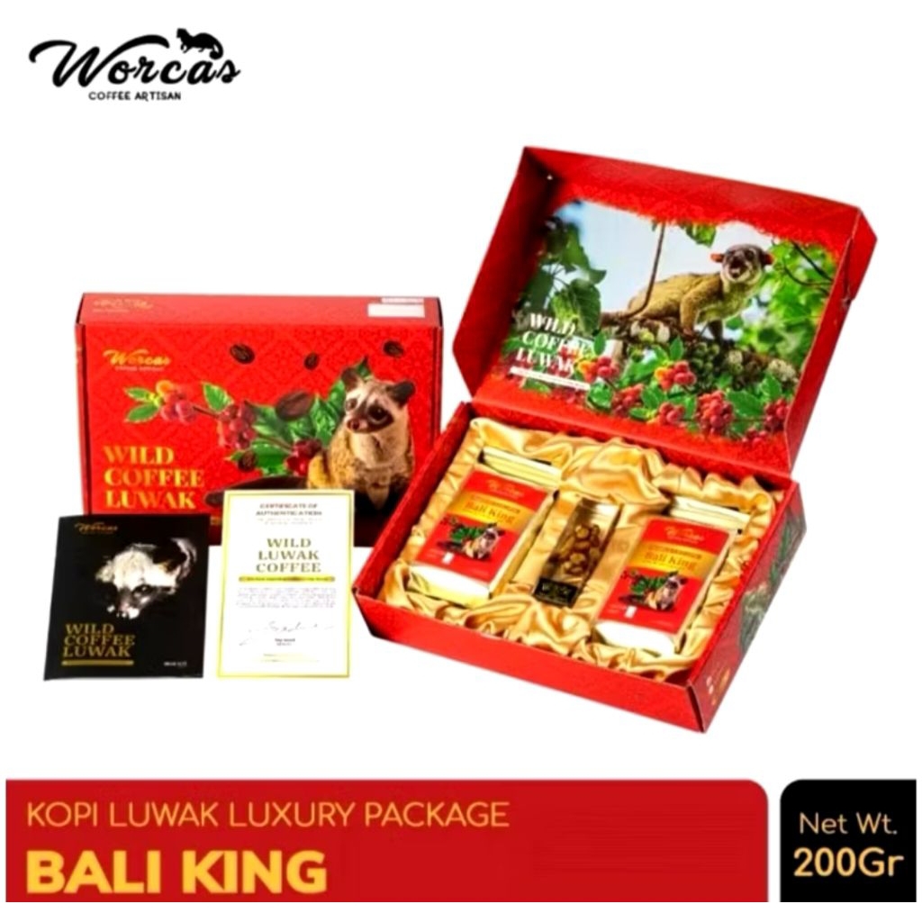 

Kopi Luwak Bali King 2 x 100gr - Luxury Package