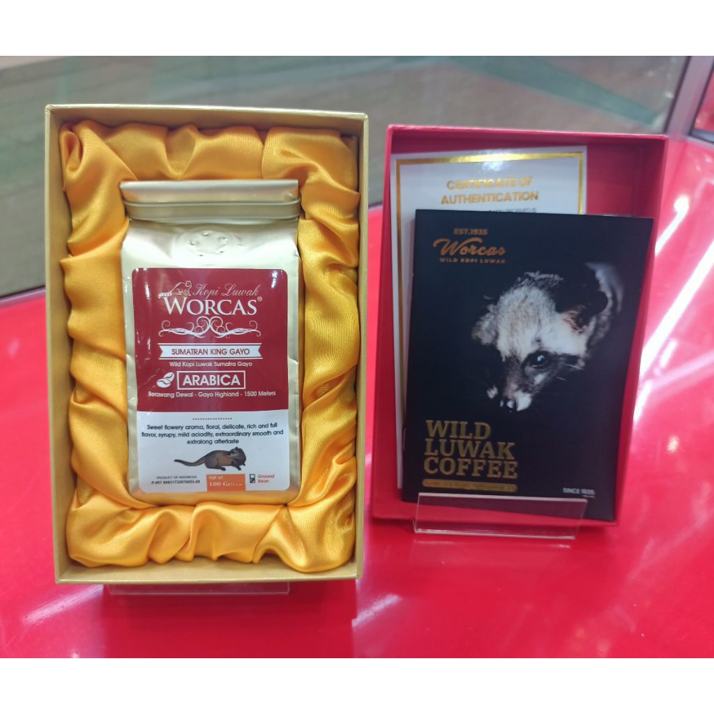 

Kopi Luwak Sumatera King Gayo 100gr - Medium Box