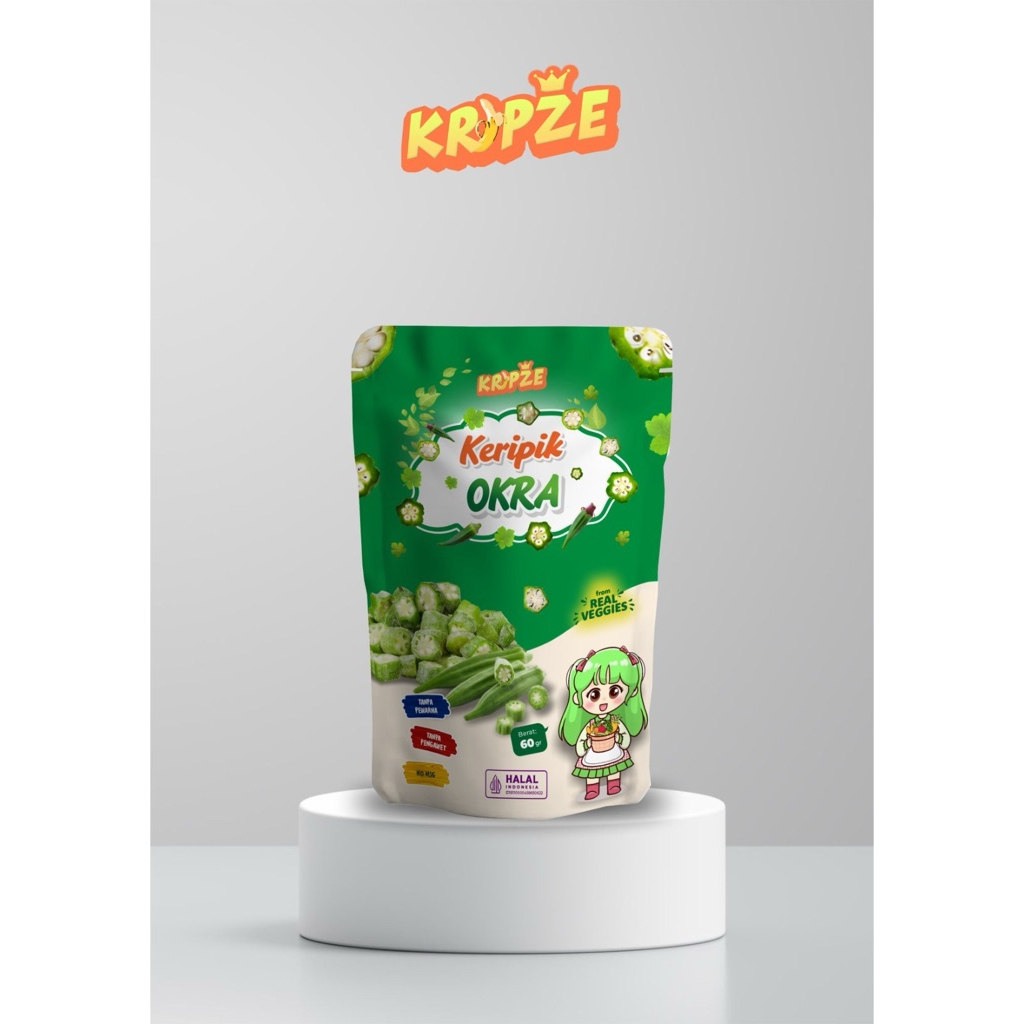 

Kripze Keripik Sayuran Okra 60gr