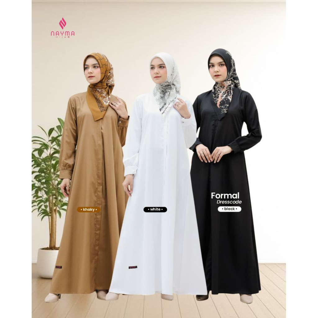 GAMIS FORMAL BY NAYMA HIJAB, GAMIS PDH BY NAYMA HIJAB, GAMIS FORMAL PDH PREMIUM