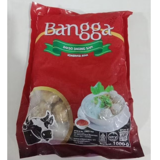 

BANGGA BAKSO URAT 1000 GRAM ISI 25 BUTIR