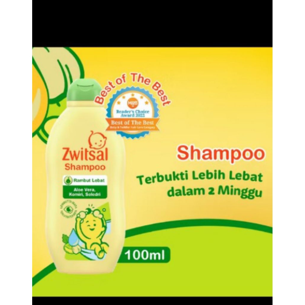 Zwitsal baby shampoo 100 ml / zwitsal sabun cair bayi / zwitsal shampoo