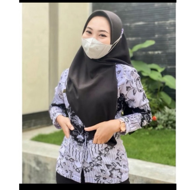 BAJU PGRI WANITA & pria lapisan Furing
