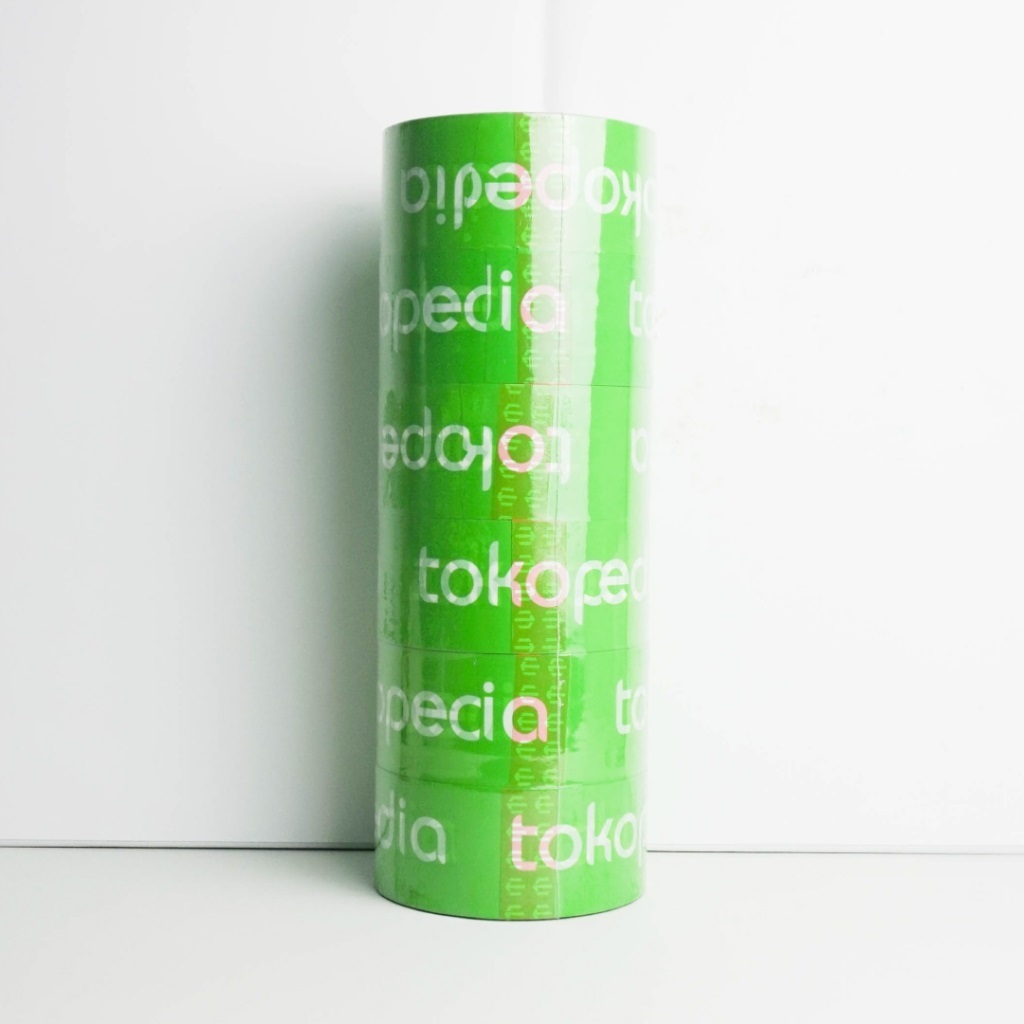 

Lakban Online Shop Hijau Warna Hijau 48mm x 80 Yard - 1 Pcs/Roll (Satuan) - Motto Tape