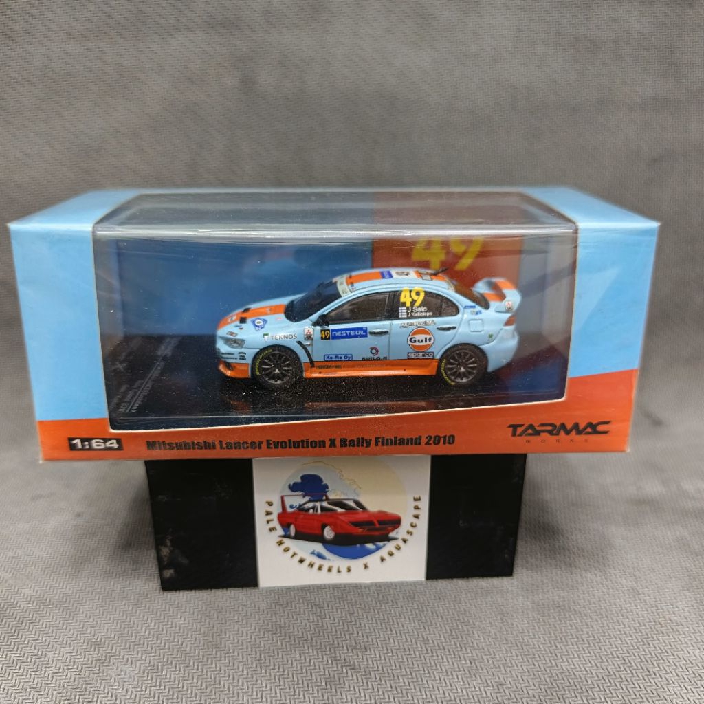 TARMAC MITSUBISHI LANCER EVOLUTION X RALLY FINLAND 2010 GULF