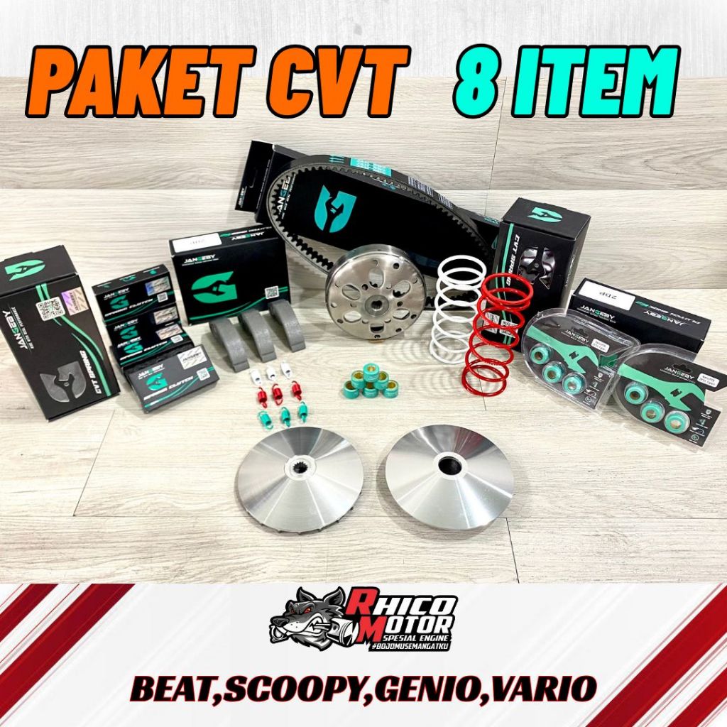 PAKET CVT 8 ITEM CVT FULL. BEAT, SCOOPY, GENIO, VARIO