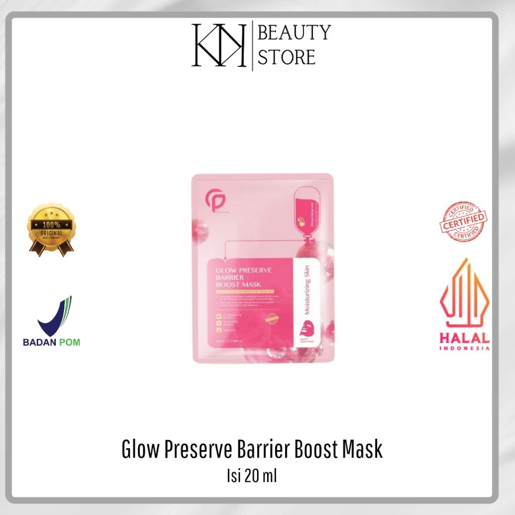 (READY STOCK) CELO GLOW PRESERVE BARRIER BOOST MASK ISI 20 ML - celo.beaute - celobeautebycece - cel
