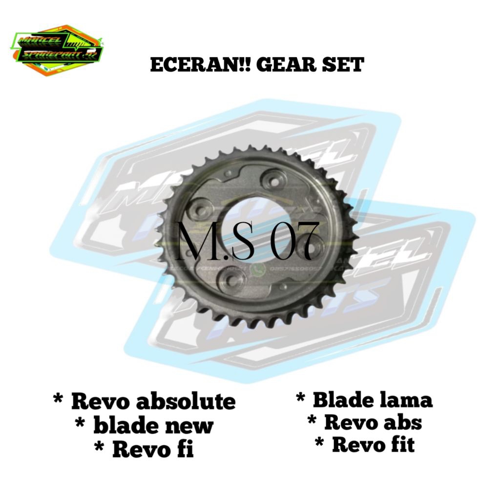 Gear belakang honda revo absolute copotan original, gir belakang revo absolute original