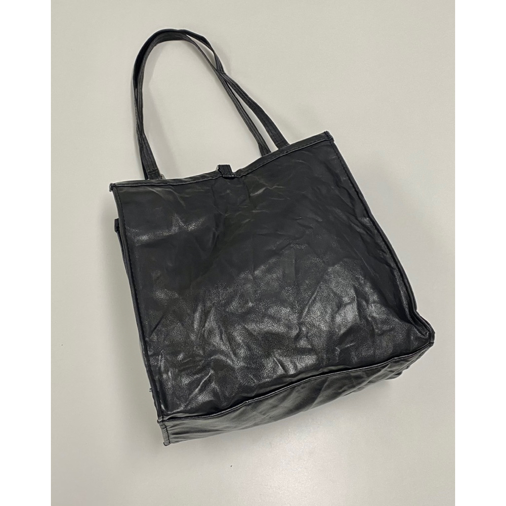 ZARA MEN LEATHER TOTE BAG