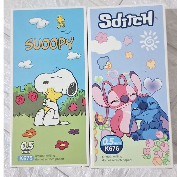 

bolpen polpoint pena ekononis murah motif karakter snoopy stitch snopi redi stok atk alat tulis anak sekolah kuliah disney peanuts