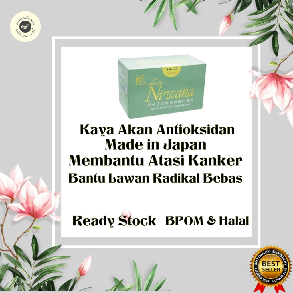 Obat Kanker Niwana SOD KK INDONESIA From Japan kaya akan antioksidan