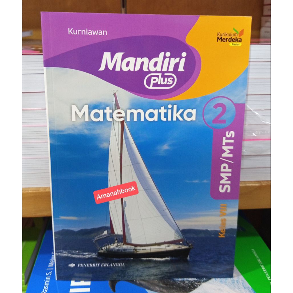 Buku Mandiri Matematika SMP Kelas 8 Kurikulum Merdeka Erlangga Revisi
