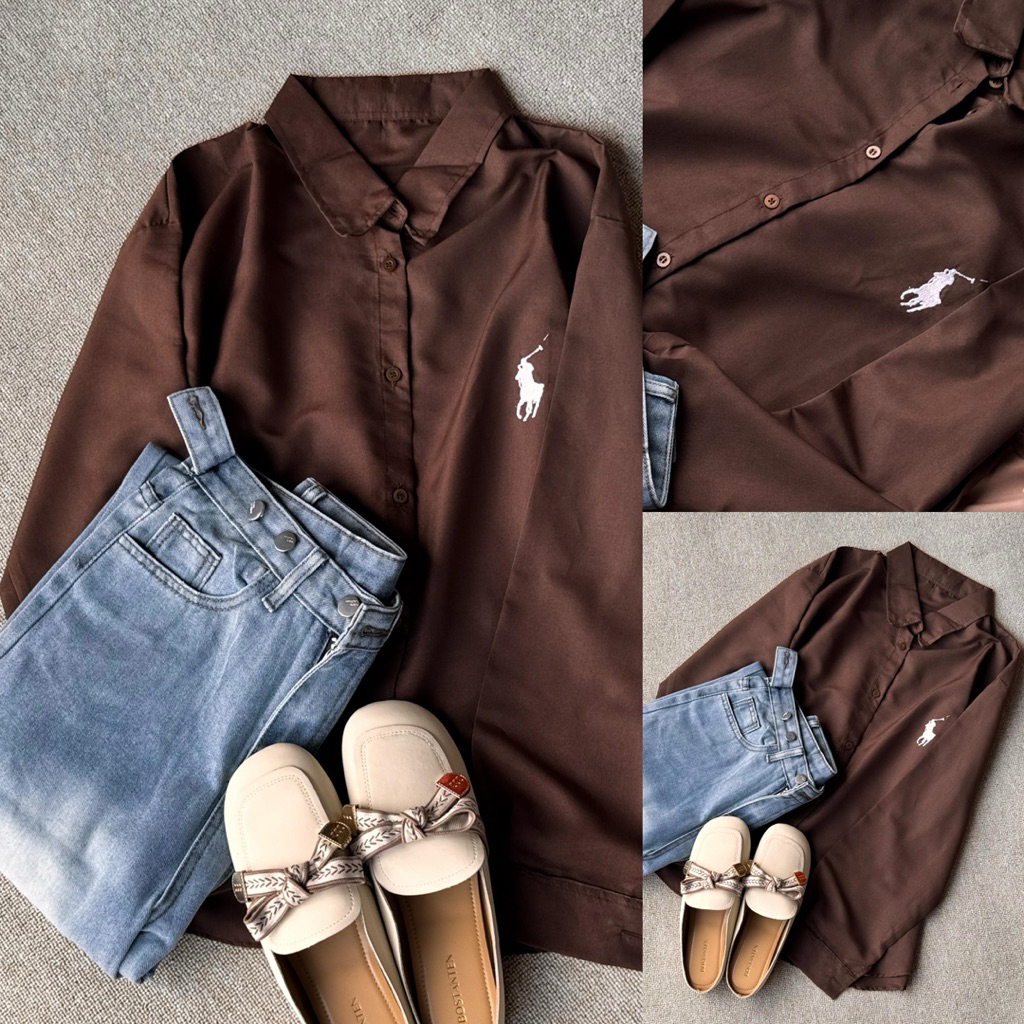 KEMEJA BORDIR POLO / KEMEJA POLO WANITA / KEMEJA PREMIUM BORDIR KUDA / KEMEJA POLO MURAH / KEMEJA PO