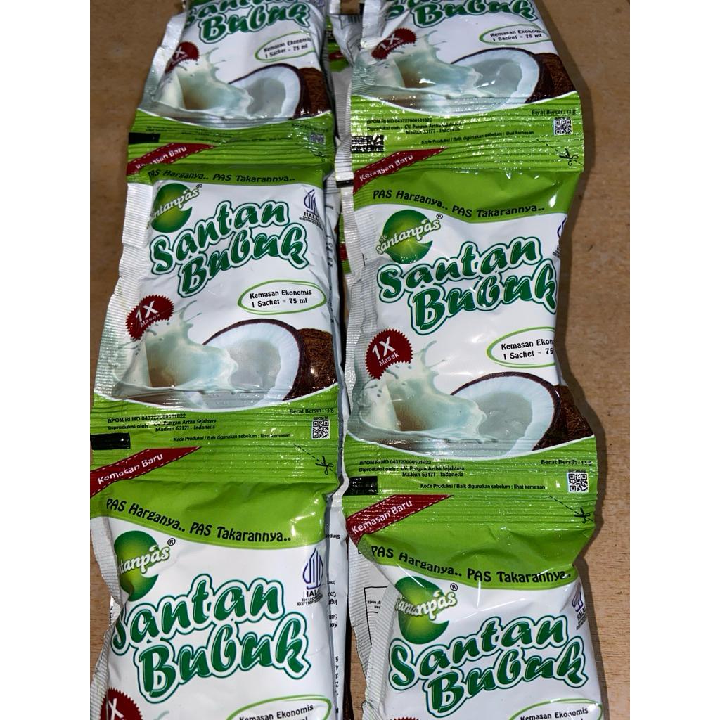 

Santanpas Santan bubuk 1Renceng isi10