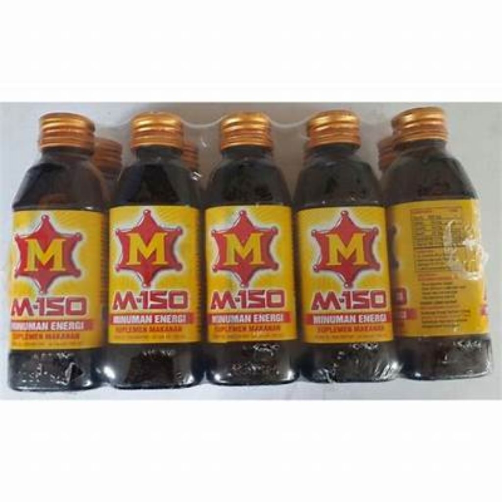 

Energy Drink M150 Botol 150ml 1pack isi 10pcs