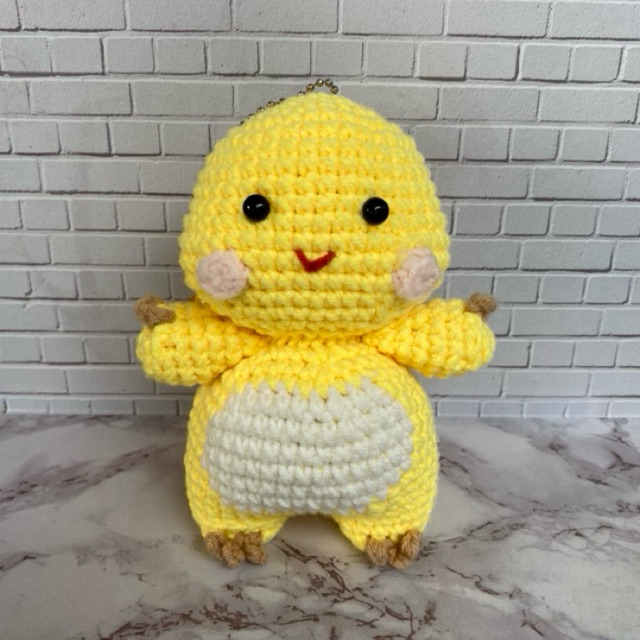 [Nailong] Nailong Amigurumi - Keychain Nailong - Nailong Rajut